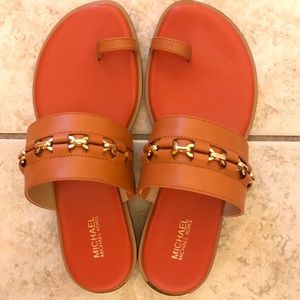 🎈MICHAEL KORS Sadie Flat Sandals